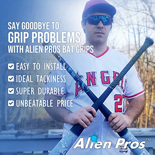 ALIEN PROS Baseball Bat Grip Tape - 1.1 mm Pre-cut