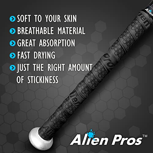 ALIEN PROS Baseball Bat Grip Tape - 1.1 mm Pre-cut