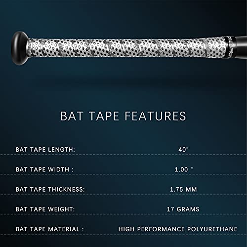 Champkey Pro Baseball Bat Grip Tapes 2 Pack