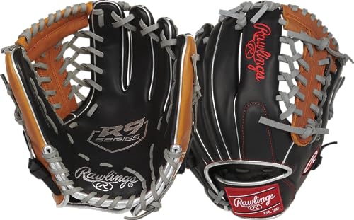 Rawlings R9 Baseball Glove - 11.5" - Trap-Eze Web