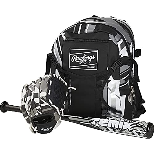 Rawlings Remix T-Ball & Youth Baseball Glove | 9" | Black