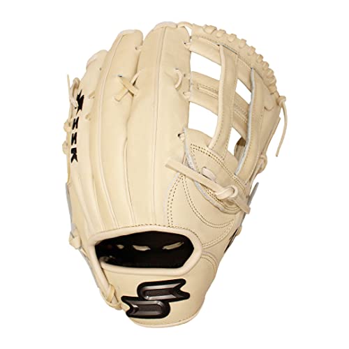 SSK ZSLOW Slowpitch Softball Glove – 12.5” - 13” - 13.5” - 14” – Right & Hand Left Hand Throw (Camel, 12.5" - Right Hand Throw)