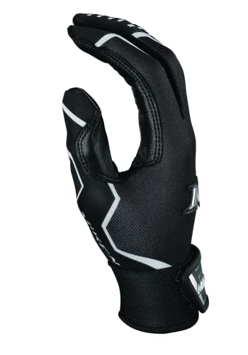 Miken | PRO Slowpitch Softball Batting Gloves | Adult X-Large | Black