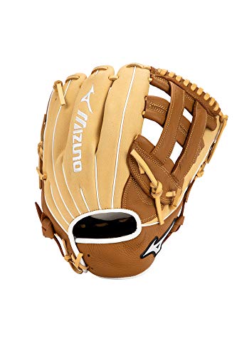 Mizuno GFN1250B4 Franchise Series Outfield Baseball Glove 12.5" , Right Hand Throw TAN-BROWN
