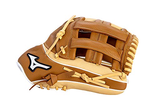 Mizuno GFN1250B4 Franchise Series Outfield Baseball Glove 12.5" , Right Hand Throw TAN-BROWN