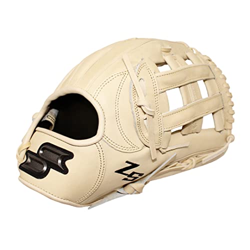 SSK ZSLOW Slowpitch Softball Glove – 12.5” - 13” - 13.5” - 14” – Right & Hand Left Hand Throw (Camel, 12.5" - Right Hand Throw)