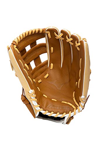 Mizuno GFN1250B4 Franchise Series Outfield Baseball Glove 12.5" , Right Hand Throw TAN-BROWN