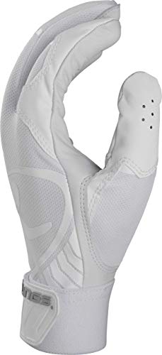Rawlings 5150 Batting Gloves - Adult Large, White