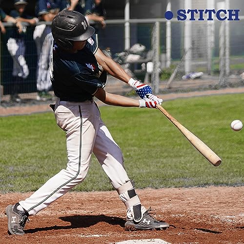 American Flag Baseball Batting Gloves for Youth
