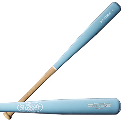 Louisville Slugger Genuine Unfinished Light Blue Baseball Bat