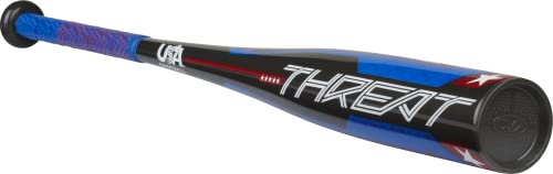 Rawlings 2022 Threat USA Baseball Bat, 28 inch, -3