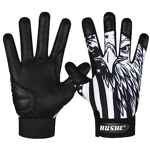 Black Eagle Baseball Batting Gloves for Youth & Adults