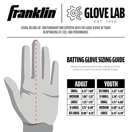 Franklin MLB CFX Pro Adult Batting Gloves - Baseball/Softball Colors