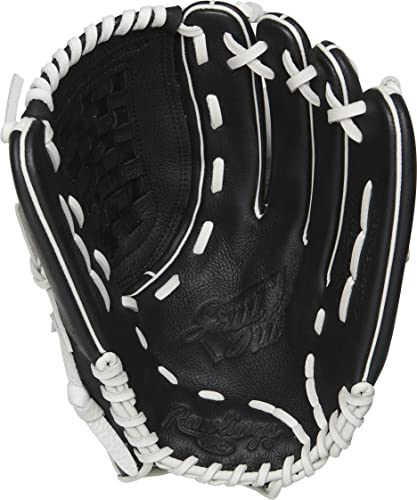 Rawlings Shutout Fastpitch Softball Glove, RSO125BW-0/3 12 1/2 BSK/FLCV