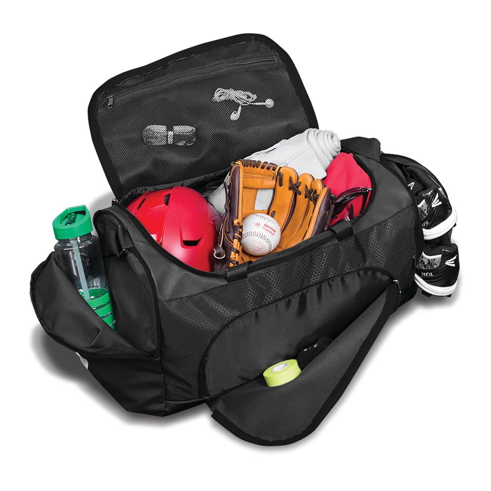 EASTON E310D Bat & Equipment Duffle Bag, Black
