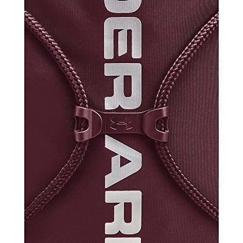 Under Armour Ozsee Sackpack, Dark Maroon/Metallic Silver