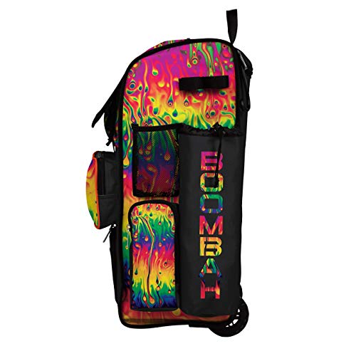 Boombah Rolling Superpack 2.0 Baseball/Softball Gear Bag - Lava Multi