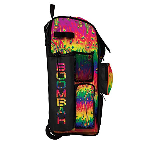 Boombah Rolling Superpack 2.0 Baseball/Softball Gear Bag - Lava Multi