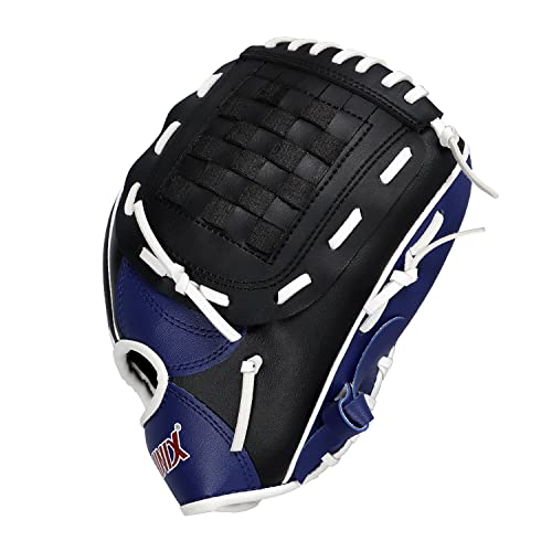 PHINIX 11" Youth Baseball Glove (Closed Web-Navy&Black)