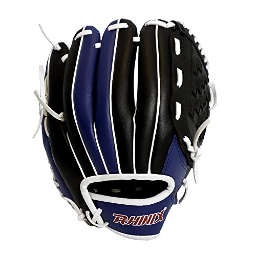 PHINIX 11" Youth Baseball Glove (Closed Web-Navy&Black)