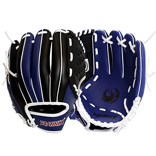 PHINIX 11" Youth Baseball Glove (Closed Web-Navy&Black)