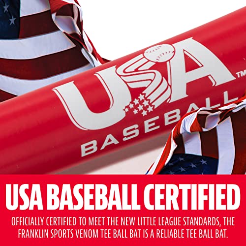 Franklin Venom Youth Aluminum Baseball Bat - Red