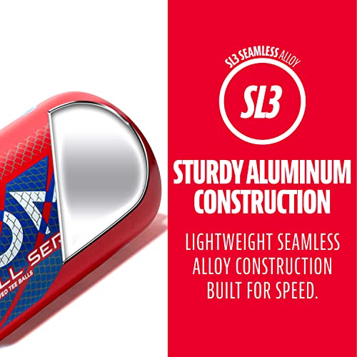 Franklin Venom Youth Aluminum Baseball Bat - Red