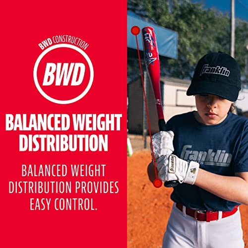 Franklin Venom Youth Aluminum Baseball Bat - Red