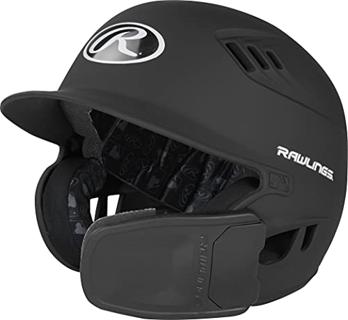 Rawlings R16 Reversible EXT Batting Helmet - Matte Black