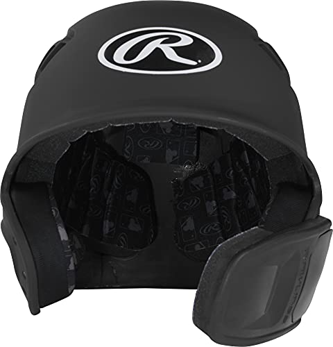 Rawlings R16 Reversible EXT Batting Helmet - Matte Black