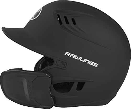Rawlings R16 Reversible EXT Batting Helmet - Matte Black