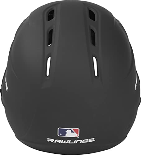 Rawlings R16 Reversible EXT Batting Helmet - Matte Black