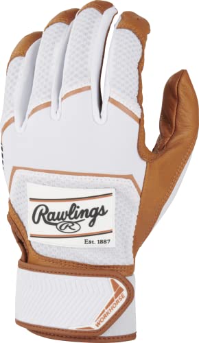 Rawlings Workhorse Baseball Batting Gloves - Adult X-Large