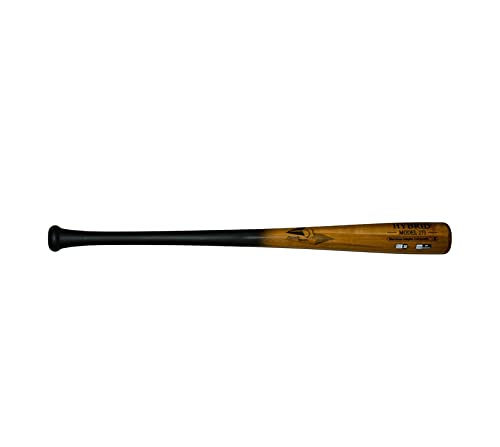 BamBooBat Hybrid Baseball Bat, 33"/31 oz, Black/Brown