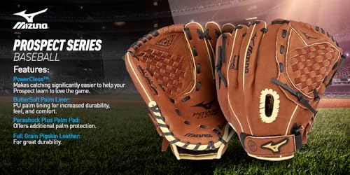 Mizuno Youth Prospect Series PowerClose Baseball Gloves