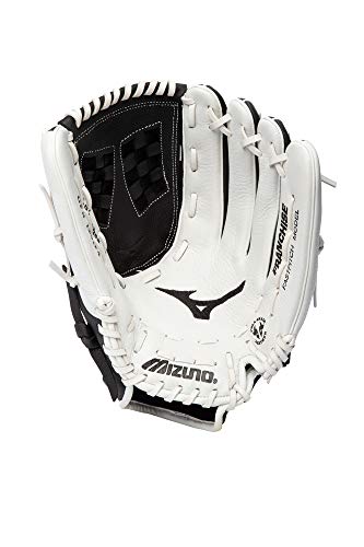 Mizuno GFN1251F4 Franchise Series Fastpitch Softball Glove 12.5", Right Hand Throw, BLACK
