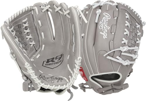 Rawlings R9 Series Basket Web Fastpitch Softball Glove