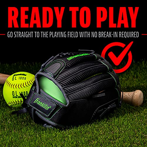 Franklin Fastpitch Softball Glove - Lime 12" Lefty