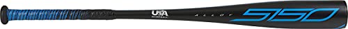 Rawlings 2022 5150 USA Baseball Bat, Black/Electric Blue