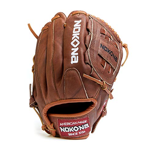 NOKONA W-1200 Handcrafted Walnut Baseball Glove - 12
