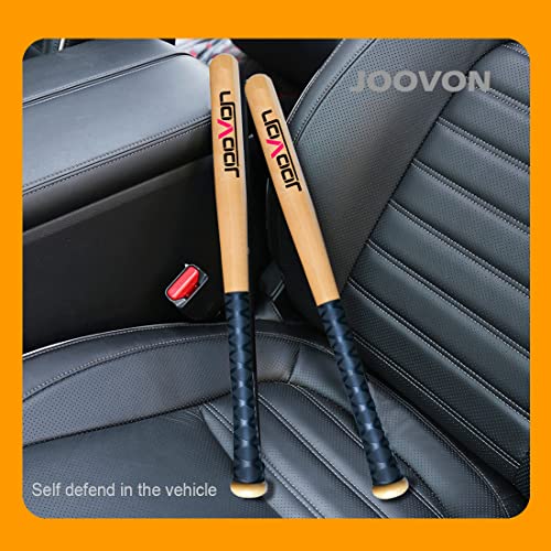 Joovon Wood Baseball Bat - Rubber Antiskid Sleeve