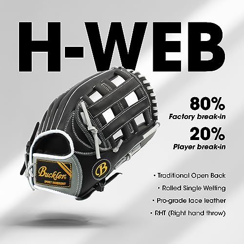 Buckler 'Hoplite' Outfield Baseball Gloves - 12.5