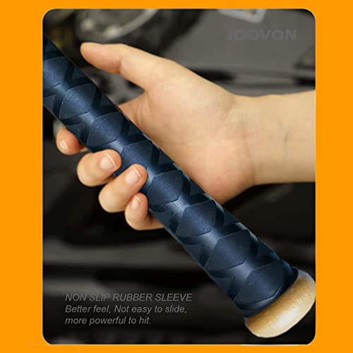 Joovon Wood Baseball Bat - Rubber Antiskid Sleeve