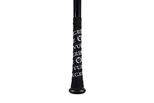 VukGripz Enhanced Black Baseball Bat Grip