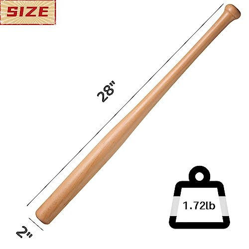 Full Sized Lightweight Wooden Baseball Bat - Youth/Adult