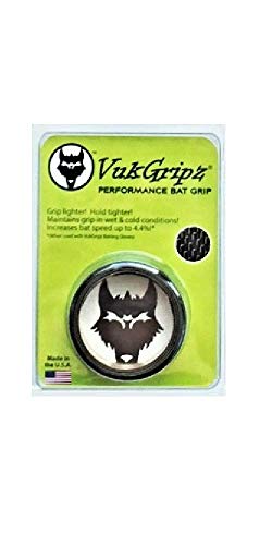 VukGripz Enhanced Black Baseball Bat Grip
