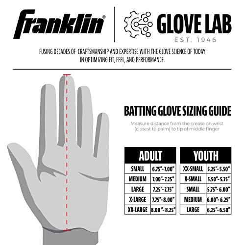 MLB CFX Pro Batting Gloves - Adult+Youth - Yellow XL