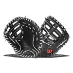 Wilson A2000 12.5" Baseball Glove, Black/Grey, Left-Throw