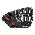 Wilson A2000 12.5" Baseball Glove, Black/Grey, Left-Throw