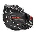 Wilson A2000 12.5" Baseball Glove, Black/Grey, Left-Throw
